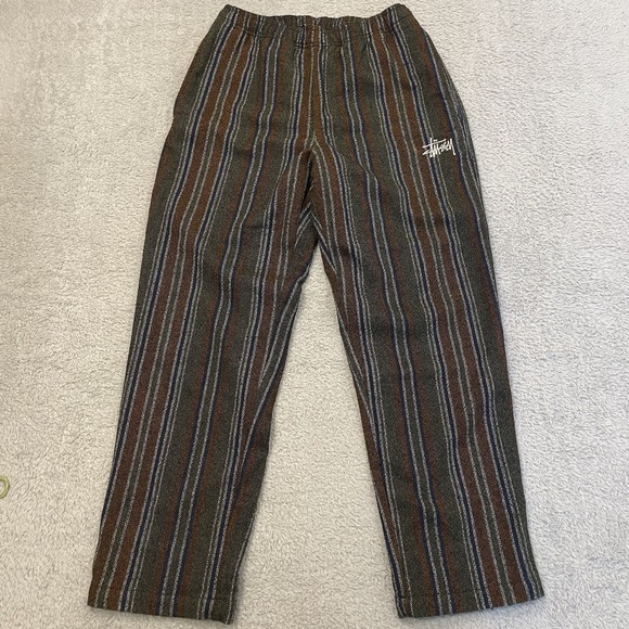 Stussy Multicolor Striped Chinos - Picture 1 of 13